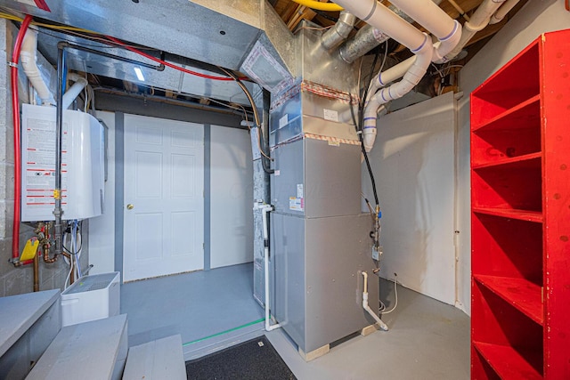 413 Ashmoore Cir E, Powell, OH 43065 - utilities featuring water heater