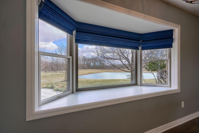 interior details featuring baseboards