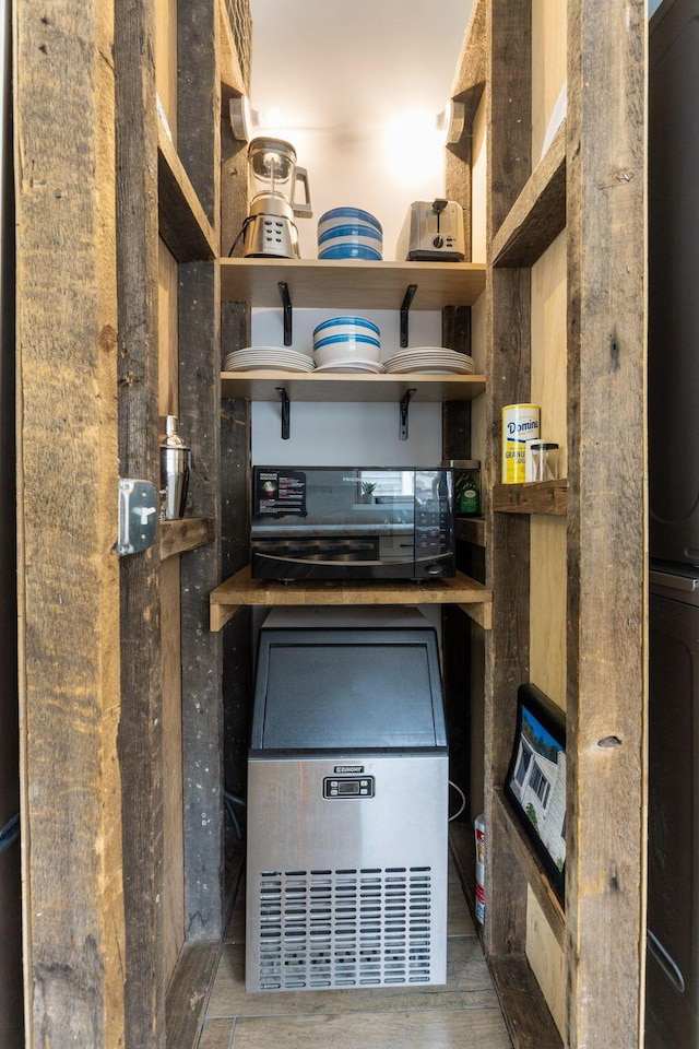 interior space featuring wood finished floors