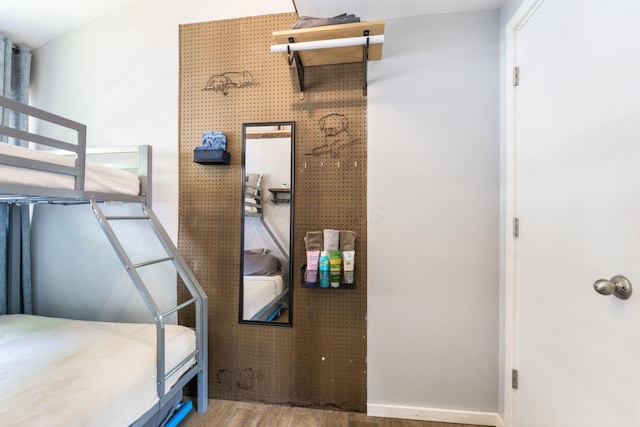 interior space featuring wood finished floors