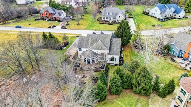 bird's eye view featuring a residential view