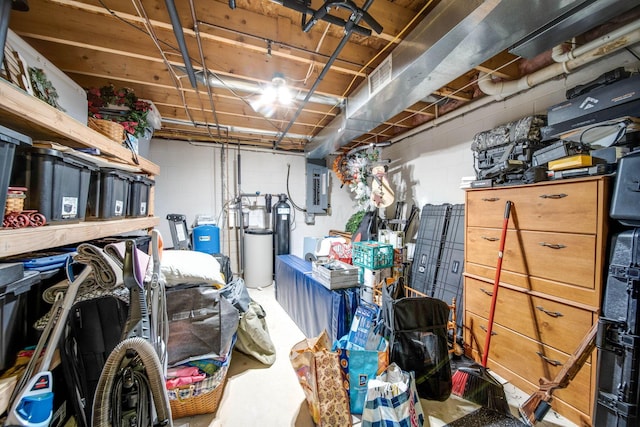 view of storage room