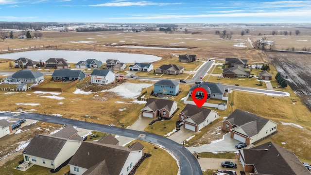 birds eye view of property featuring a residential view