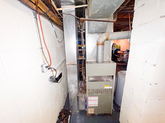 view of utility room