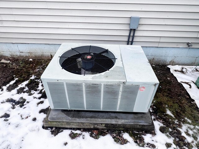 exterior details with cooling unit