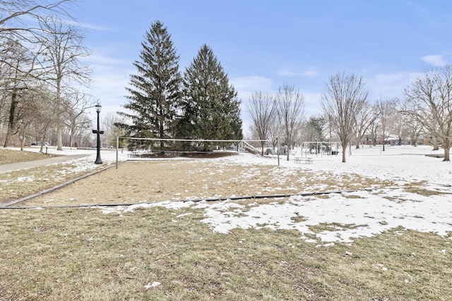 view of community with volleyball court