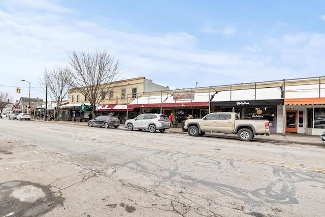 view of vehicle parking