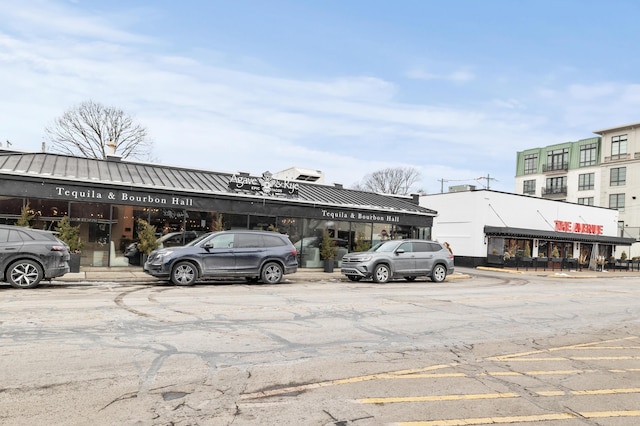 view of uncovered parking lot