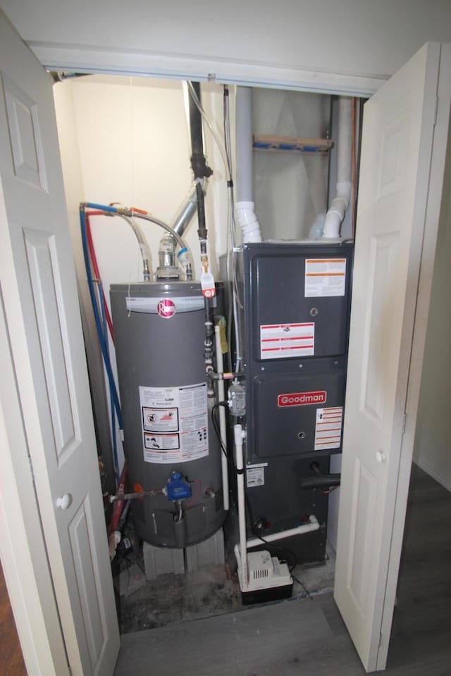 utilities with water heater