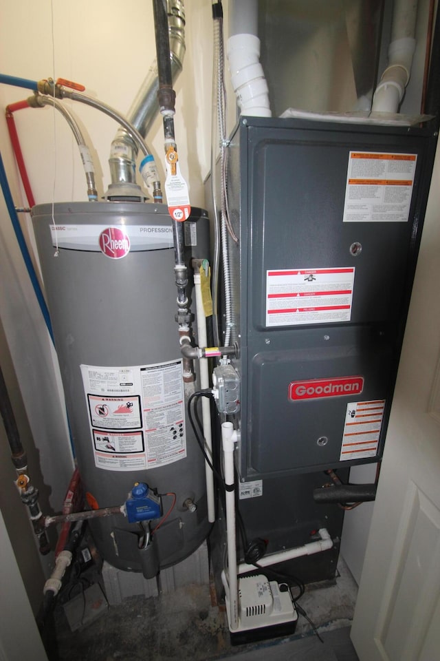 utilities with water heater