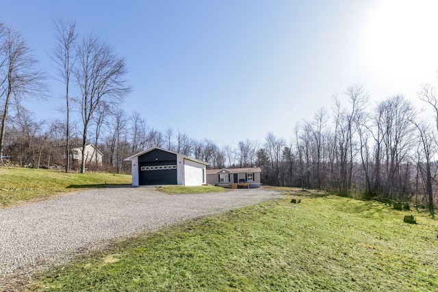 exterior space with driveway