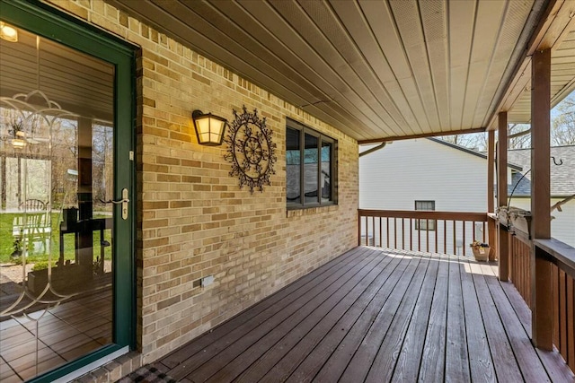 14580 Monroe Mills Rd, Mount Vernon, OH 43050 - view of wooden deck
