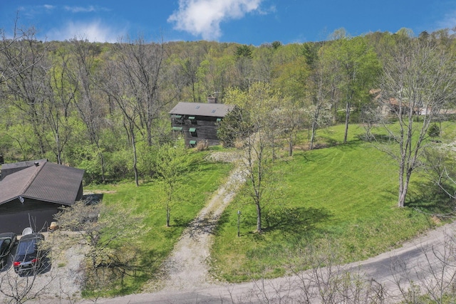 2098 Maya Ln, Sugar Grove, OH 43155 - drone / aerial view with a forest view