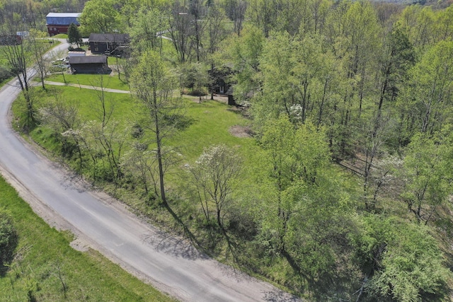 2098 Maya Ln, Sugar Grove, OH 43155 - drone / aerial view with a forest view