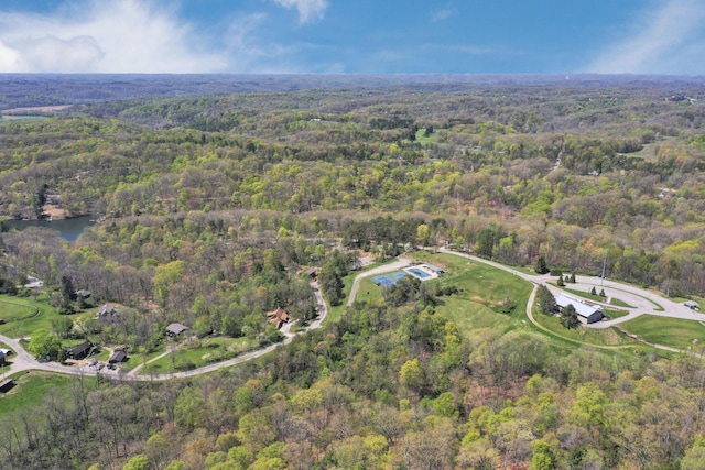 2098 Maya Ln, Sugar Grove, OH 43155 - bird's eye view featuring a forest view