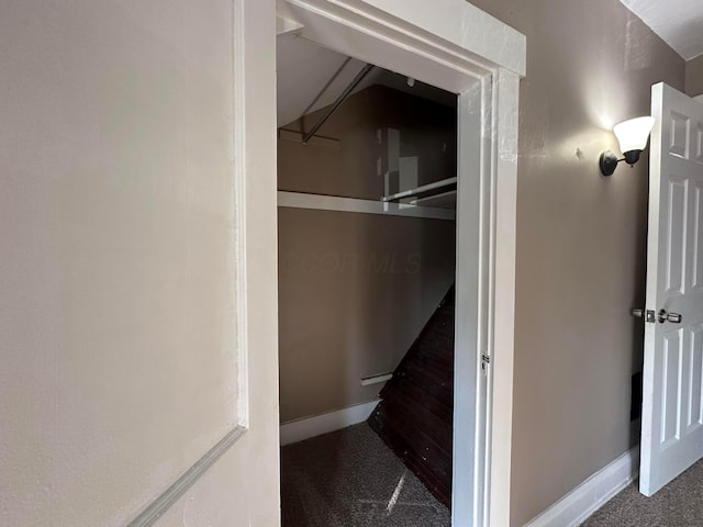 view of closet