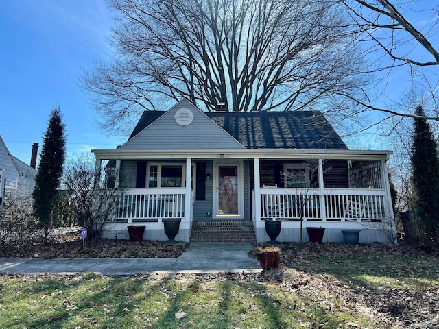 view of front of house featuring a porch