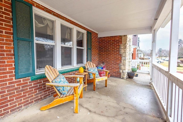 view of patio / terrace featuring a porch