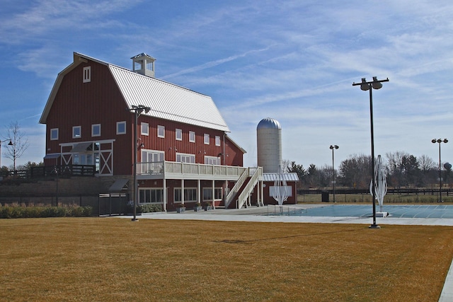 exterior space with fence