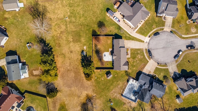 bird's eye view featuring a residential view