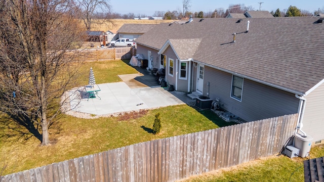 drone / aerial view featuring a residential view