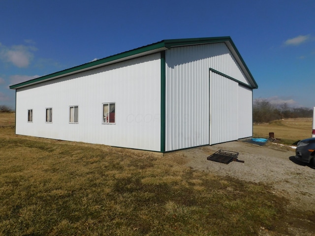17916 Allen Center Rd, Marysville, OH 43040 - view of pole building with a yard