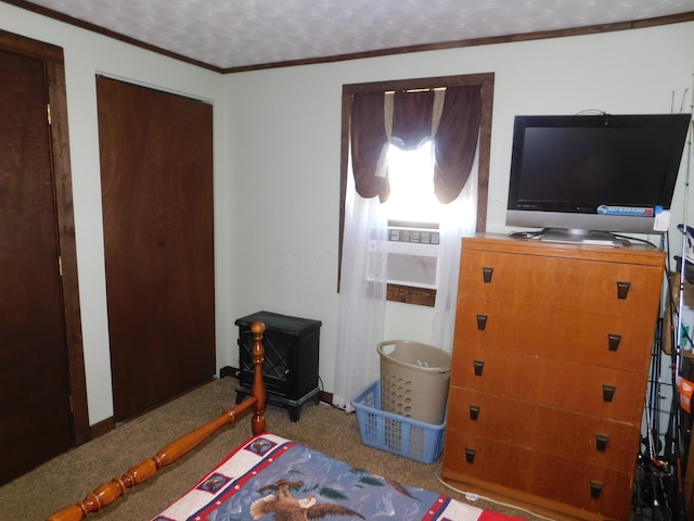 17916 Allen Center Rd, Marysville, OH 43040 - bedroom with ornamental molding and carpet flooring
