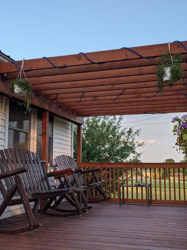 17916 Allen Center Rd, Marysville, OH 43040 - view of wooden terrace