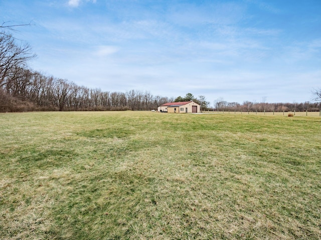 767 London Groveport Rd, Lockbourne, OH 43137 - view of yard with an outdoor structure and a rural view