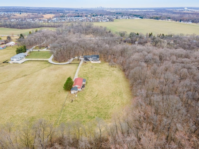 767 London Groveport Rd, Lockbourne, OH 43137 - bird's eye view featuring a rural view