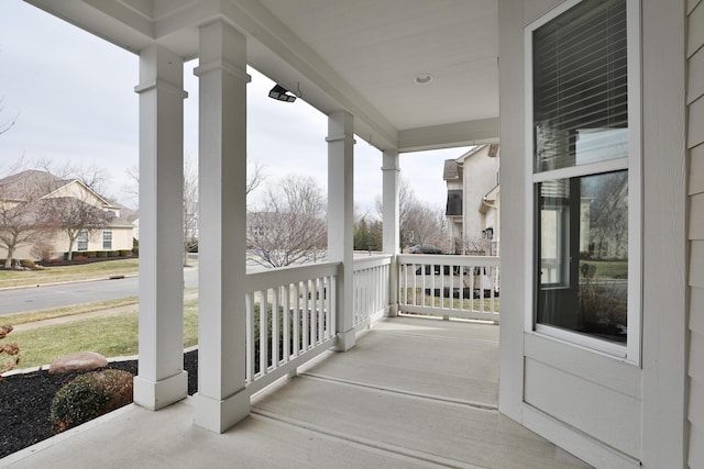 view of patio / terrace with a porch