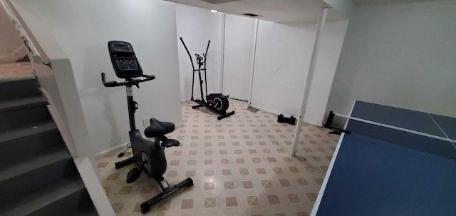 view of exercise room