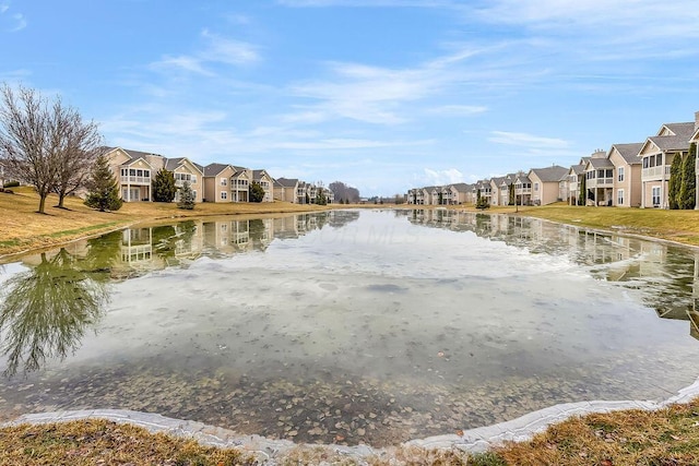 water view featuring a residential view