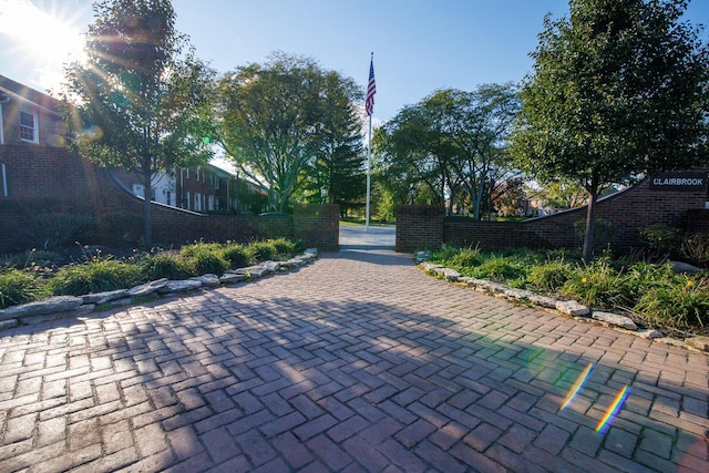 surrounding community with fence