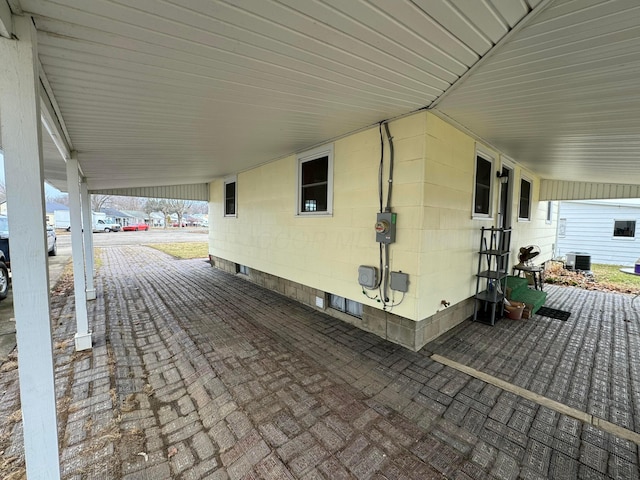 view of patio / terrace with cooling unit