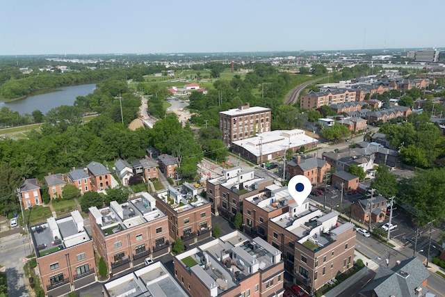 37 W Whittier St, Columbus, OH 43206 - aerial view of a nearby body of water