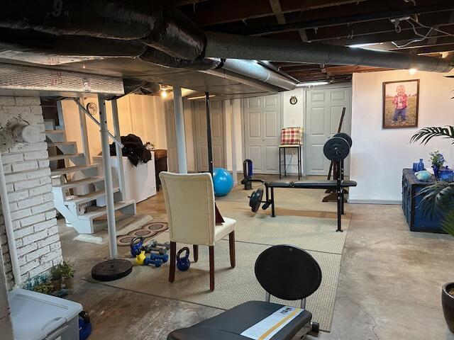 view of workout room