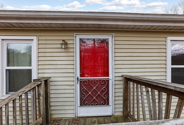 view of entrance to property