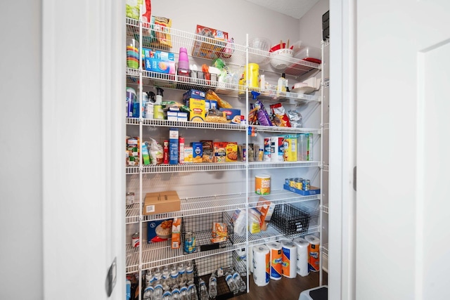 view of pantry