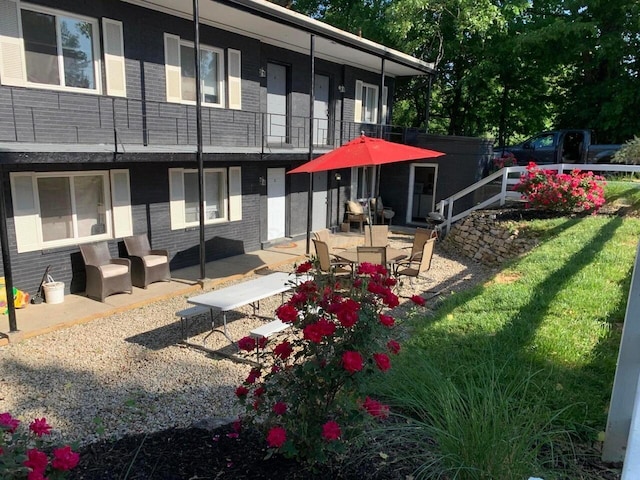 exterior space with a patio area