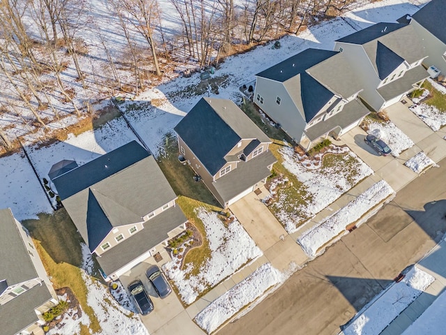 drone / aerial view featuring a residential view