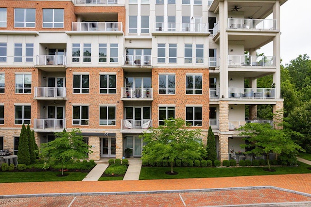 105 N Riverview St Unit 216, Dublin, OH 43017 - view of apartment building / complex featuring central air condition unit