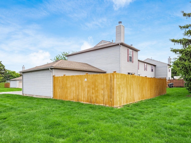 5610 Barney Ln Unit 41F, Columbus, OH 43235 - back of house featuring a chimney