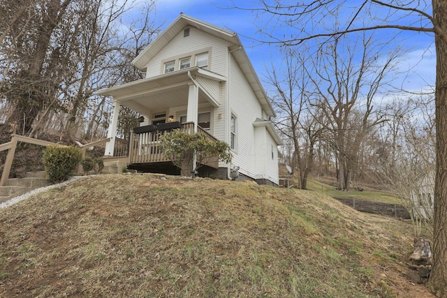 view of front of home