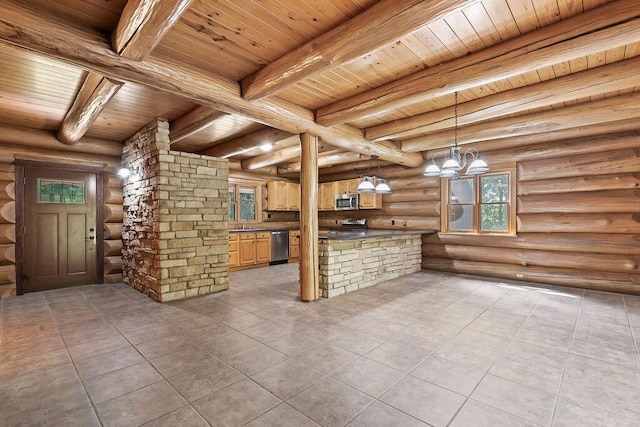 view of patio with exterior kitchen