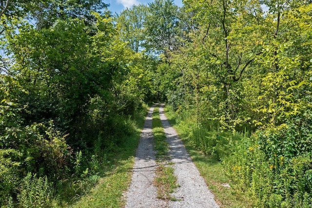 view of road