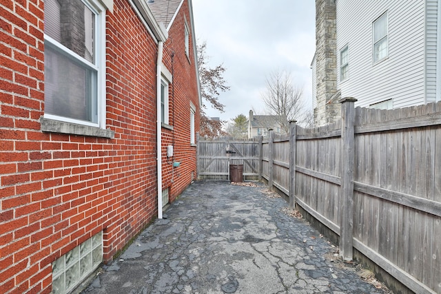 view of patio with fence