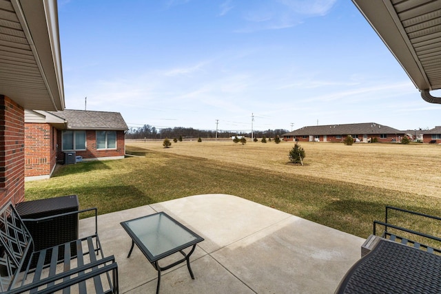 820 Timbers Edge, Marysville, OH 43040 - view of patio / terrace with central AC