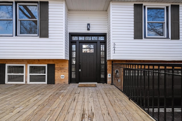 view of entrance to property