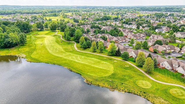 6922 Greensview Village Dr, Canal Winchester, OH 43110 - aerial view of residential area with a nearby body of water and a local golf course